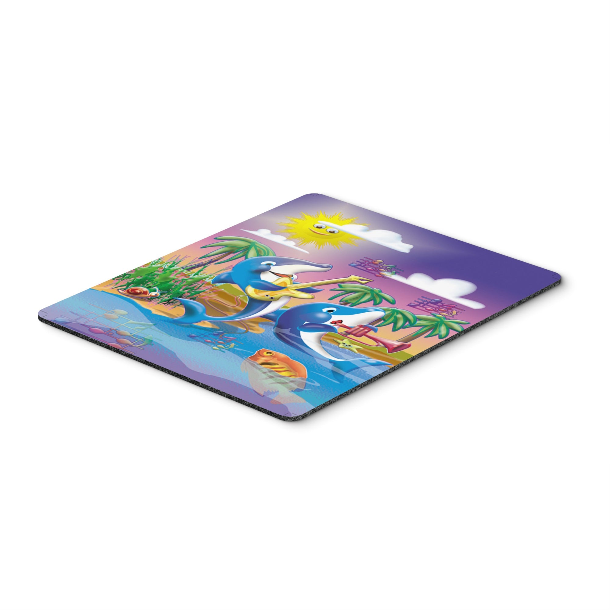 Caroline'S Treasures Dolphin'S Playing Music Mouse Pad, Hot Pad Or Trivet, Multicolor (Aph2485Mp)