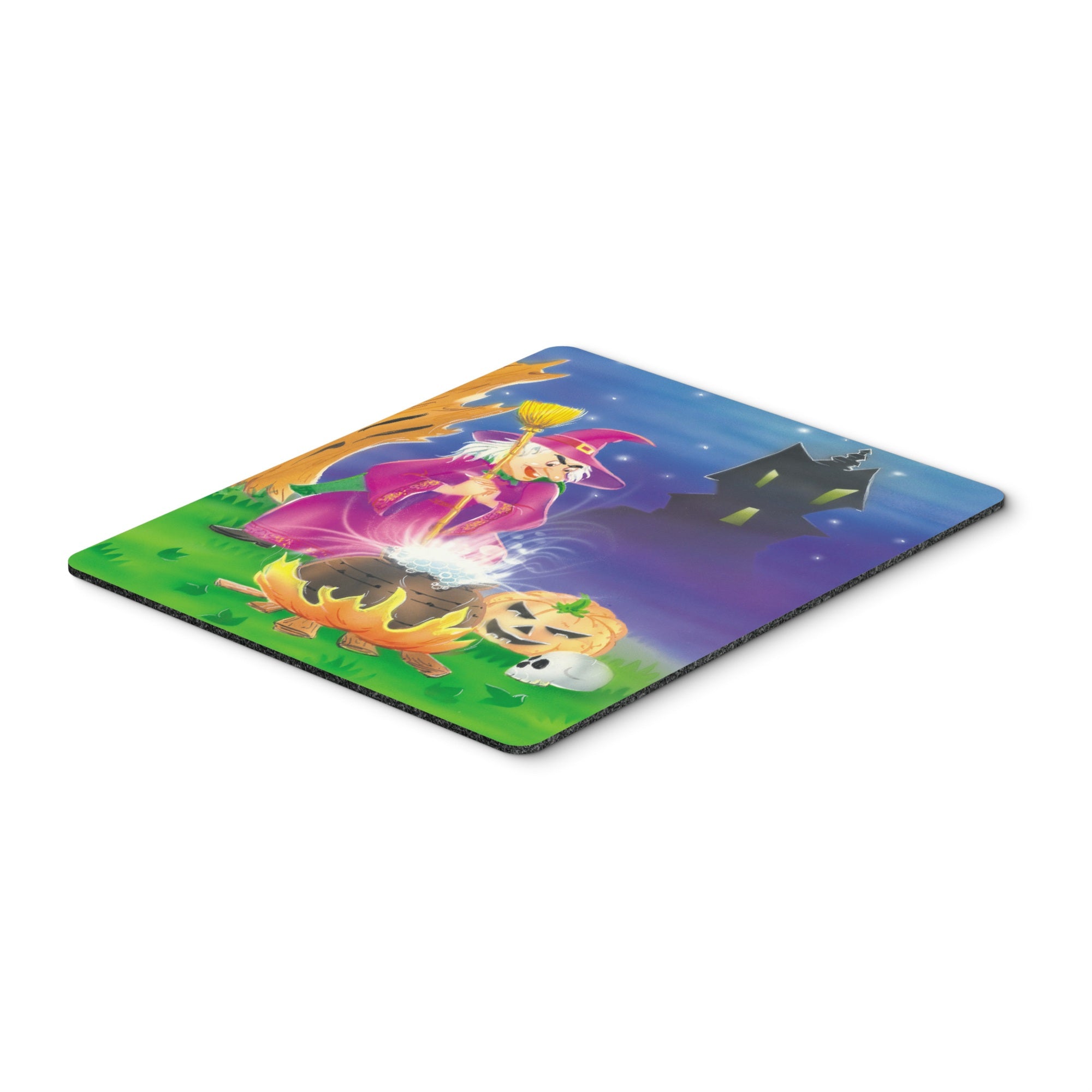 Caroline'S Treasures Witch & Her Castle Mouse Pad, Hot Pad Or Trivet, Multicolor (Aph2989Mp)