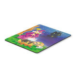 Caroline'S Treasures Witch & Her Castle Mouse Pad, Hot Pad Or Trivet, Multicolor (Aph2989Mp)
