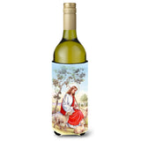 Caroline'S Treasures Aph3421Literk Jesus Holding Lamb Wine Bottle Beverage Insulator Hugger, 750Ml, Multicolor