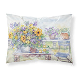 Caroline'S Treasures Patio Bouquet Of Flowers Fabric Standard Pillowcase Aph3566Pillowcase, Multicolor