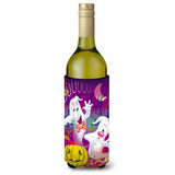 Caroline'S Treasures Buuu Ghosts Halloween Wine Bottle Koozie Hugger, 750Ml, Multicolor