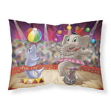 Caroline'S Treasures Circus Elephand And Dolphin Fabric Standard Pillowcase Aph3816Pillowcase, Multicolor