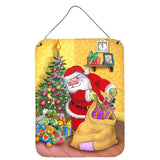 Caroline'S Treasures Christmas Santa And His Toys Wall Or Door Hanging Prints Aph3923Ds1216, 16Hx12W, Multicolor