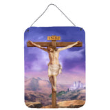 Caroline'S Treasures Easter Jesus Crucifixion Wall Or Door Hanging Prints Aph4517Ds1216, 16Hx12W, Multicolor