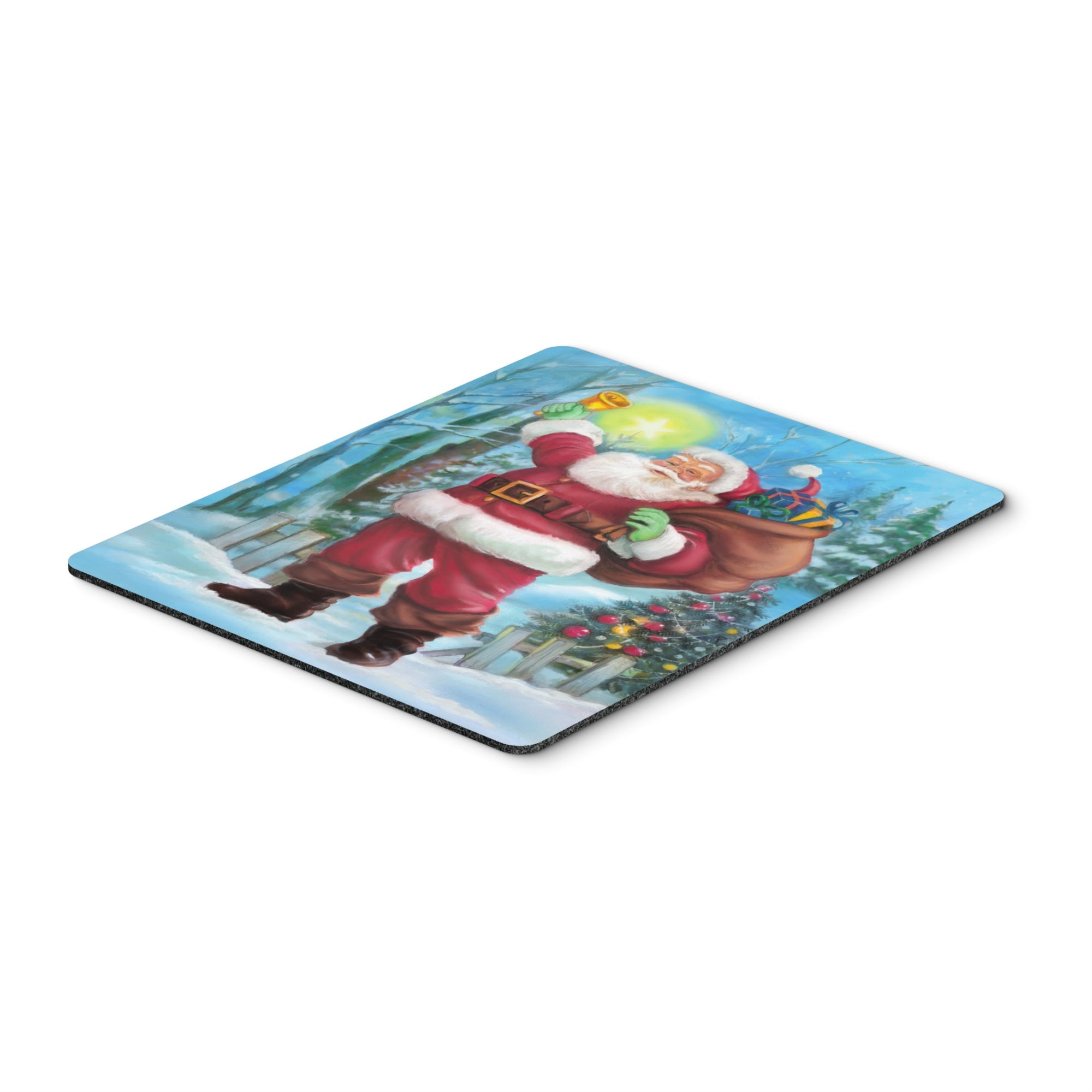 Caroline'S Treasures Christmas Santa Ringing The Bell Mouse Pad, Hot Pad Or Trivet, Multicolor (Aph5001Mp)