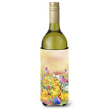Caroline'S Treasures Easter Chicks And Eggs Wine Bottle Koozie Hugger, 750Ml, Multicolor