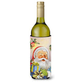 Caroline'S Treasures Christmas Santa Claus Presents Wine Bottle Koozie Hugger, 750Ml, Multicolor