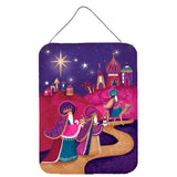 Caroline'S Treasures Christmas Wise Men In Purple Wall Or Door Hanging Prints Aph7081Ds1216, 16H X 12W, Multicolor