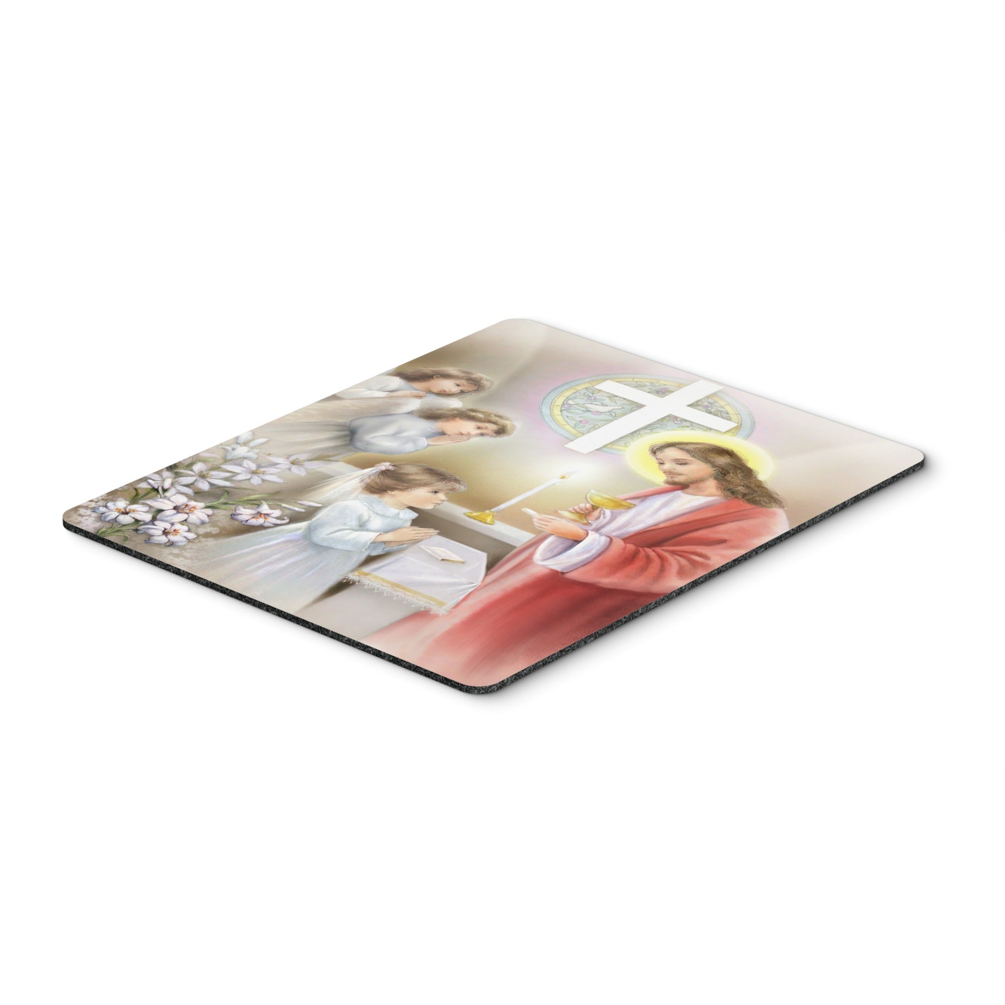 Caroline'S Treasures First Communion Girl Mouse Pad, Hot Pad Or Trivet, Multicolor (Aph7585Mp)