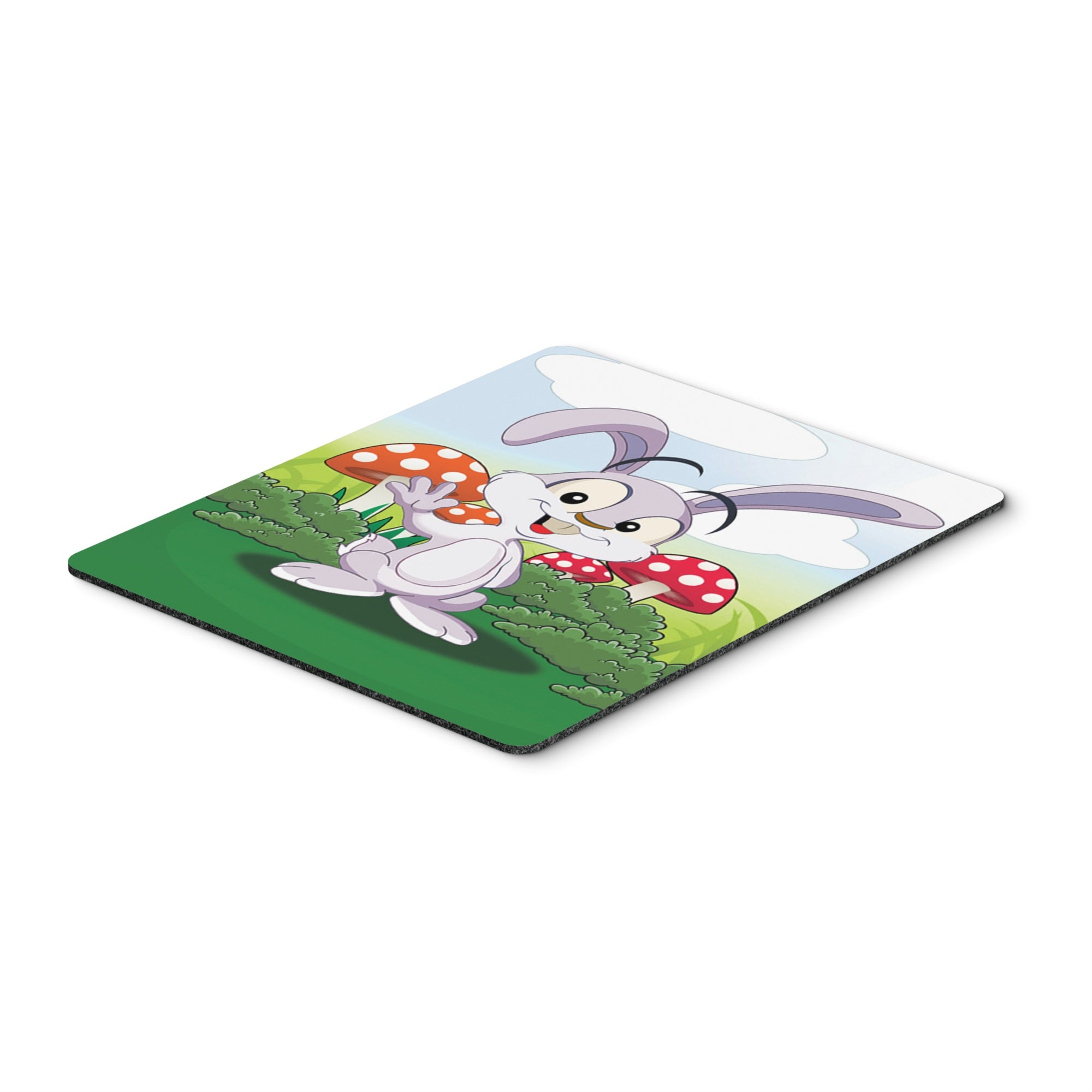 Caroline'S Treasures Bunny Rabbit In Mushrooms Mouse Pad, Hot Pad Or Trivet, Multicolor (Aph7632Mp)