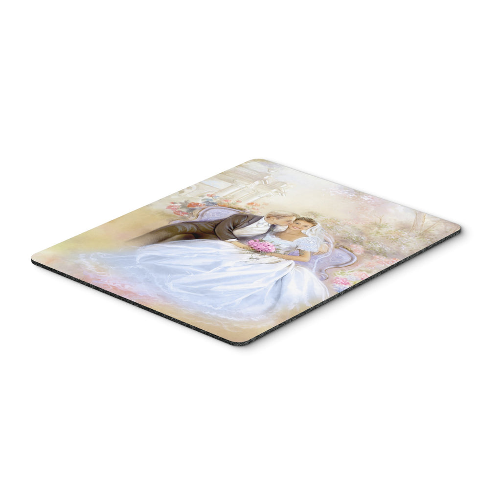 Caroline'S Treasures Wedding Couple Kiss Mouse Pad, Hot Pad Or Trivet