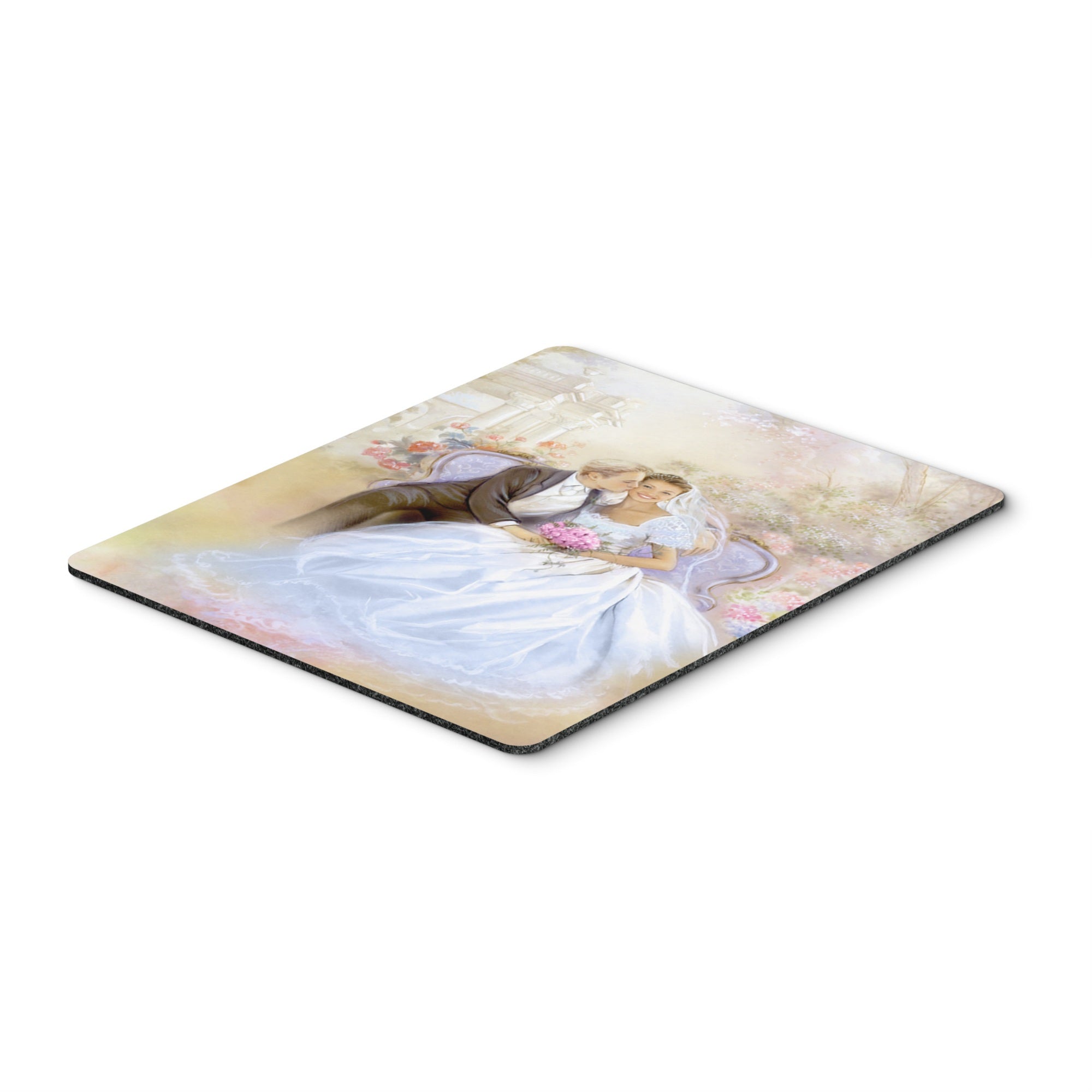 Caroline'S Treasures Wedding Couple Kiss Mouse Pad, Hot Pad Or Trivet, Multicolor (Aph8292Mp)