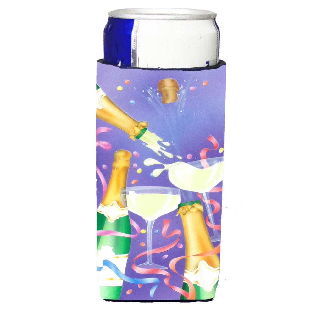 Caroline'S Treasures Celebrate New Years Toast Michelob Ultra Koozies For Slim Cans