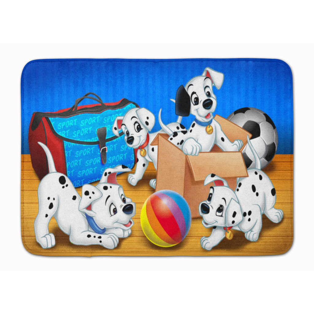 Dalmatians Playing Ball Floor Mat