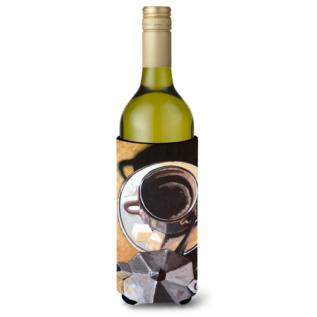 Caroline'S Treasures Ara0086Literk Coffee I By Roy Avis Wine Bottle Beverage Insulator Hugger