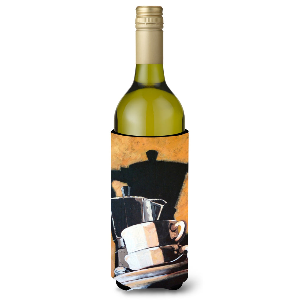 Caroline'S Treasures Ara0086Literk Coffee I By Roy Avis Wine Bottle Beverage Insulator Hugger - Thumbnail 2
