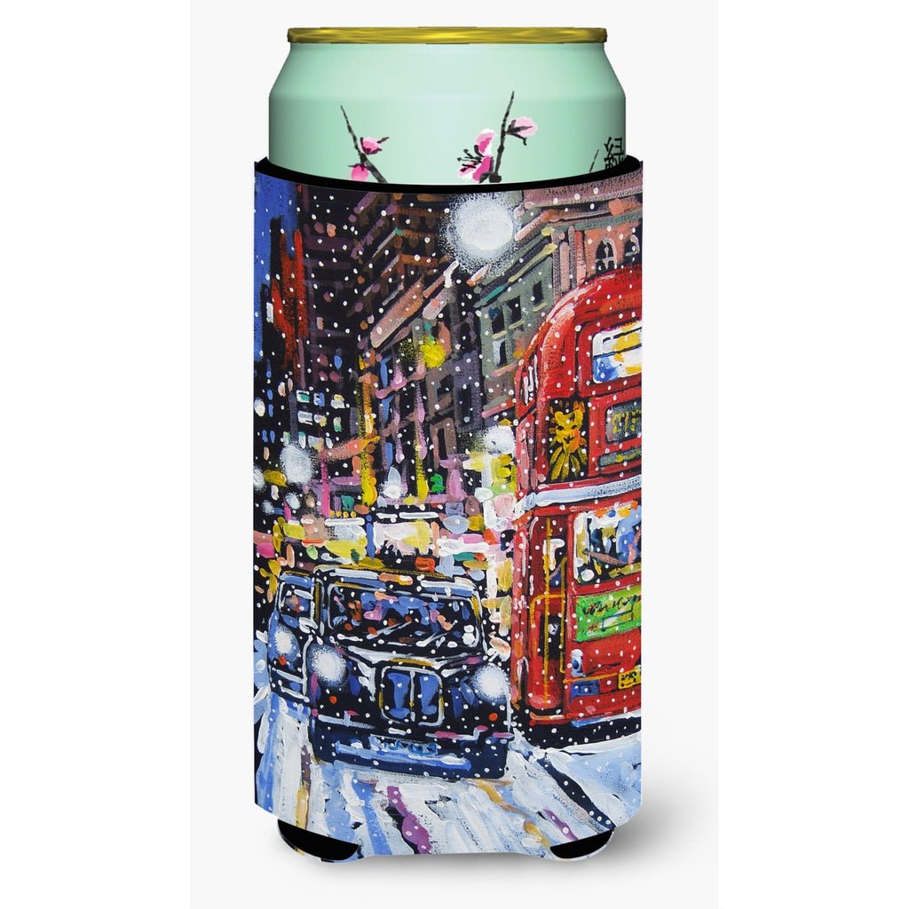 Caroline'S Treasures Ara0133Literk London Snow By Roy Avis Wine Bottle Beverage Insulator Hugger - Thumbnail 2