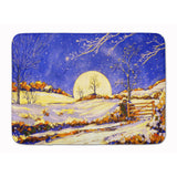 Caroline'S Treasures Winter Moonrise By Roy Avis Floor Mat, 19 X 27, Multicolor