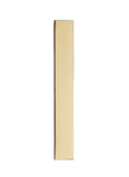Floating House Number 1 Polished Brass 4 in.