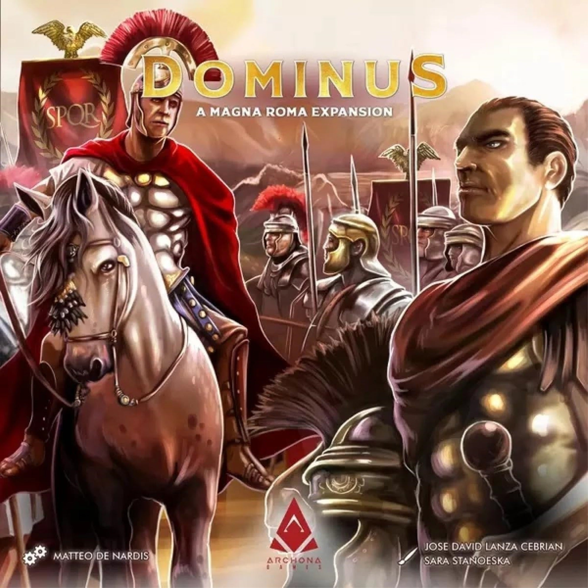 Archona Games Magna Roma: Dominus Expansion - Archona Games-Tile Placement Board Game, City Building, Strategy, Expansion To The