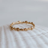 Mystical Rose Ring in Gold Vermeil