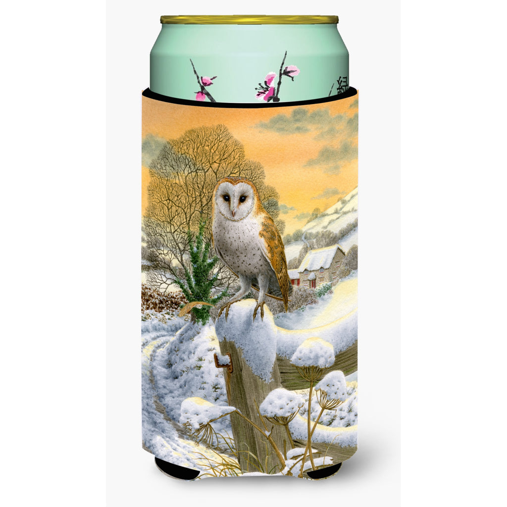 Caroline'S Treasures Sunset Barn Owl Wine Bottle Koozie Hugger - Thumbnail 4