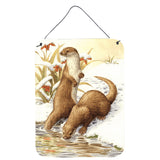 Caroline'S Treasures Otters & Gladon Irises Wall Or Door Hanging Prints Asa2005Ds1216, 16Hx12W, Multicolor