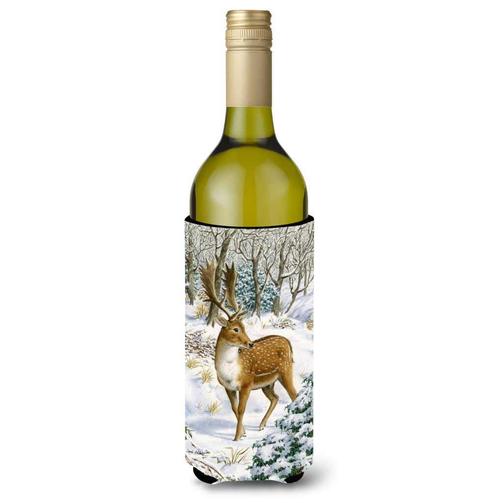 Caroline's Treasures Fallow Buck Deer Wine Bottle Koozie Hugger - Thumbnail 3