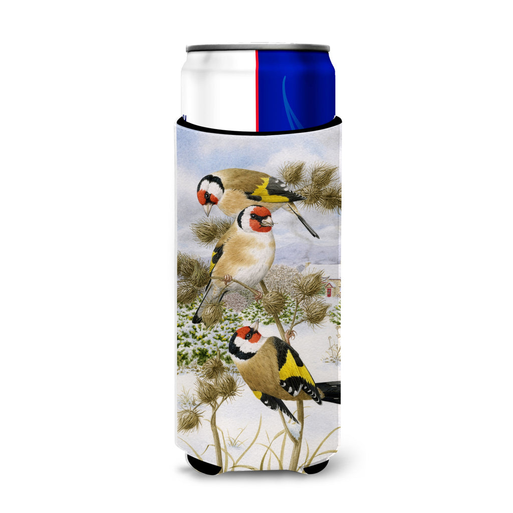 Caroline'S Treasures European Goldfinch Michelob Ultra Koozie For Slim Cans - Thumbnail 2