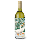 Caroline'S Treasures Geese Wine Bottle Koozie Hugger, 750 Ml, Multicolor