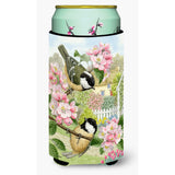 Caroline'S Treasures Asa2017Tbc Coal Tits Tall Boy Koozie Hugger, Multicolor