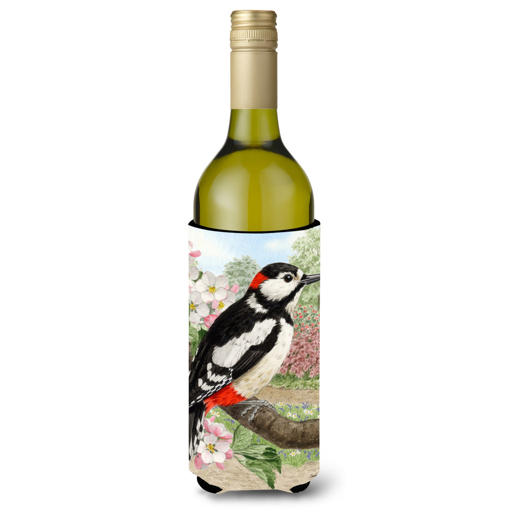 Caroline'S Treasures Woodpecker Wine Bottle Koozie Hugger - Thumbnail 2