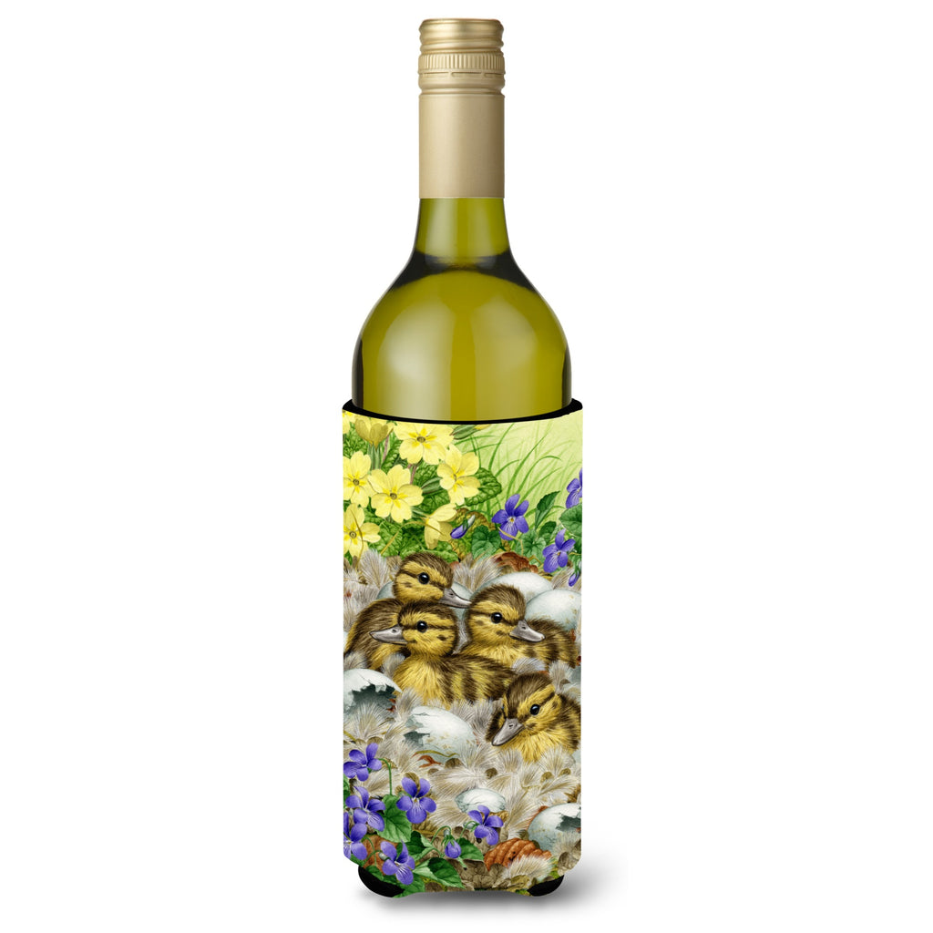 Caroline'S Treasures Mallard Duck Wine Bottle Koozie Hugger - Thumbnail 4