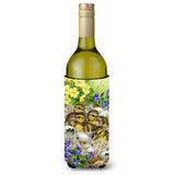 Caroline'S Treasures Mallard Duck Chicks Wine Bottle Koozie Hugger, 750 Ml, Multicolor