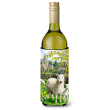 Caroline'S Treasures Sheep Wine Bottle Koozie Hugger, 750 Ml, Multicolor