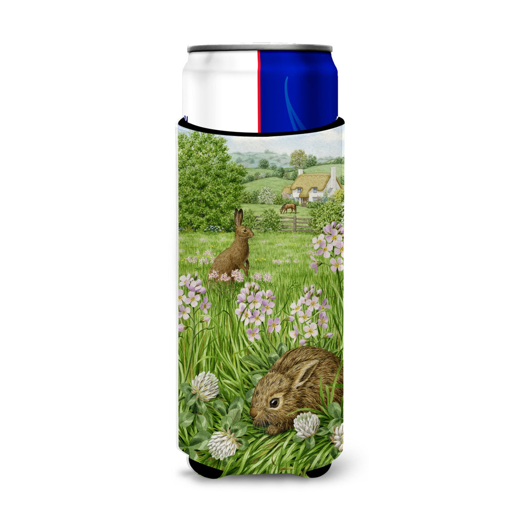 Caroline'S Treasures Leveret And Momma Rabbit Michelob Ultra Koozies For Slim Cans