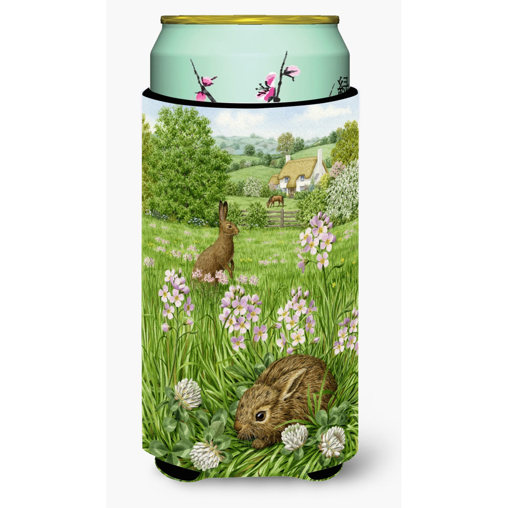 Caroline'S Treasures Leveret And Momma Rabbit Tall Boy Koozie Hugger