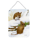 Caroline'S Treasures Mice Wood Mouse Wall Or Door Hanging Prints Asa2027Ds1216, 16Hx12W, Multicolor