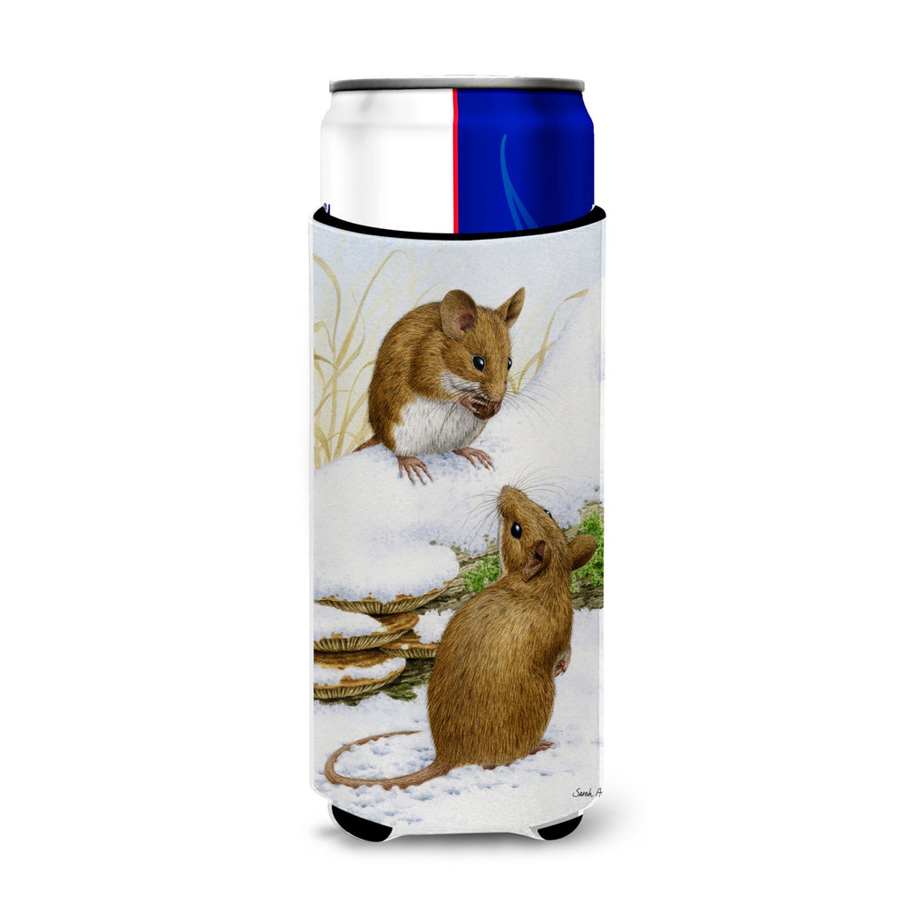 Caroline'S Treasures Harvest Mice Michelob Ultra Koozies For Slim Cans - Thumbnail 3