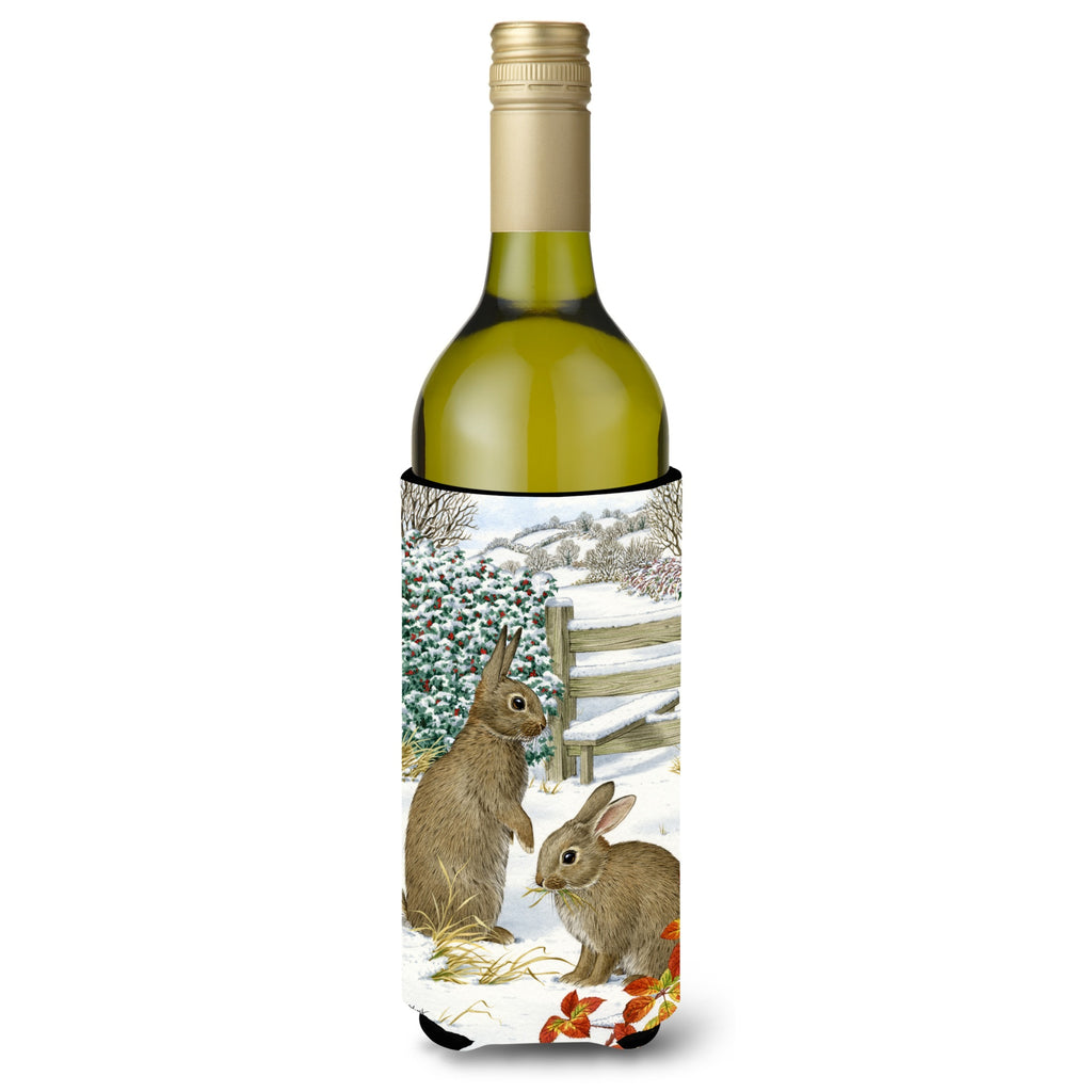 Caroline'S Treasures Leveret Bunny Rabbit Wine Bottle Koozie Hugger - Thumbnail 4