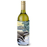 Caroline'S Treasures Badgers Two Of A Kind Wine Bottle Koozie Hugger, 750 Ml, Multicolor
