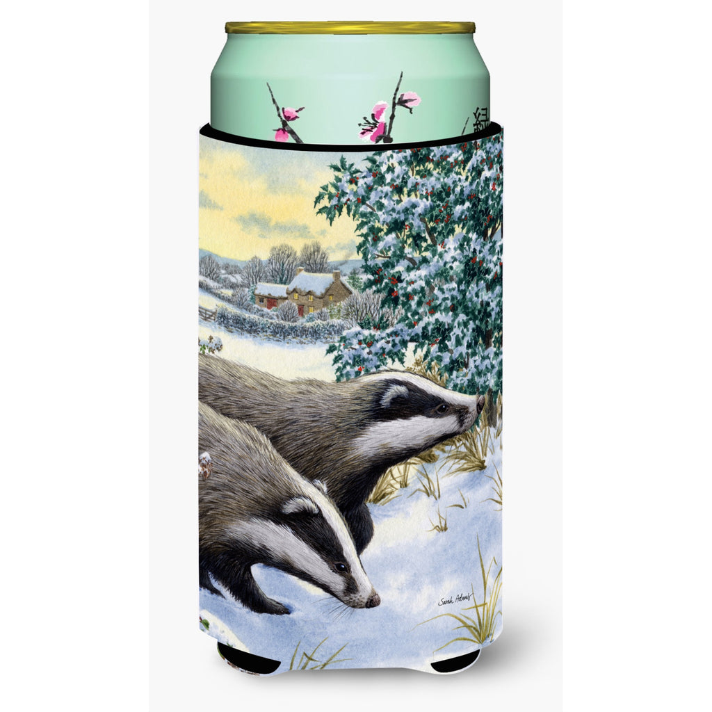 Caroline'S Treasures Badgers Two Of A Kind Wine Bottle Koozie Hugger - Thumbnail 4