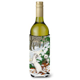 Caroline'S Treasures Stoats Short-Tailed Weasel Wine Bottle Koozie Hugger, 750 Ml, Multicolor