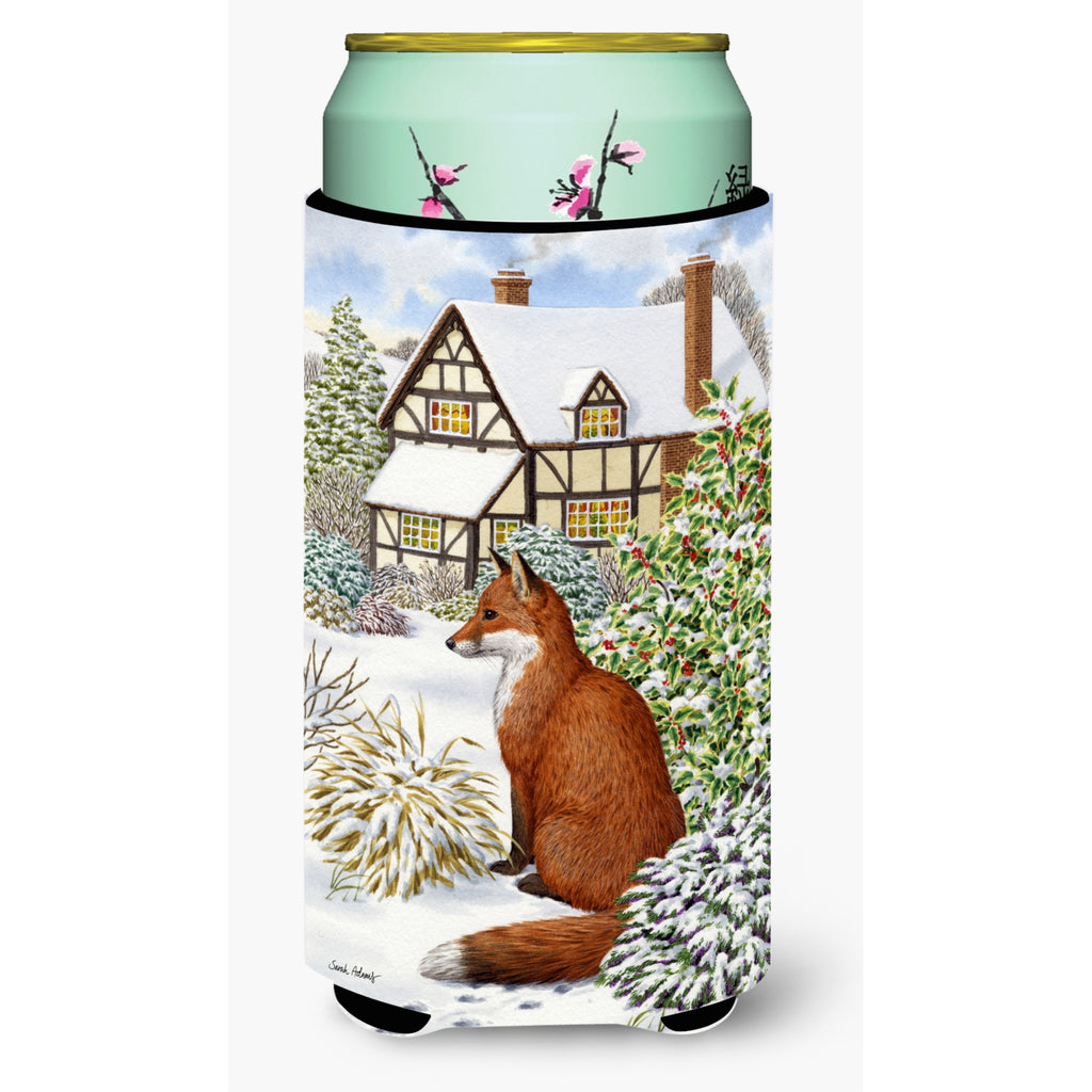 Caroline'S Treasures Fox By The Cottage Wine Bottle Koozie Hugger - Thumbnail 3