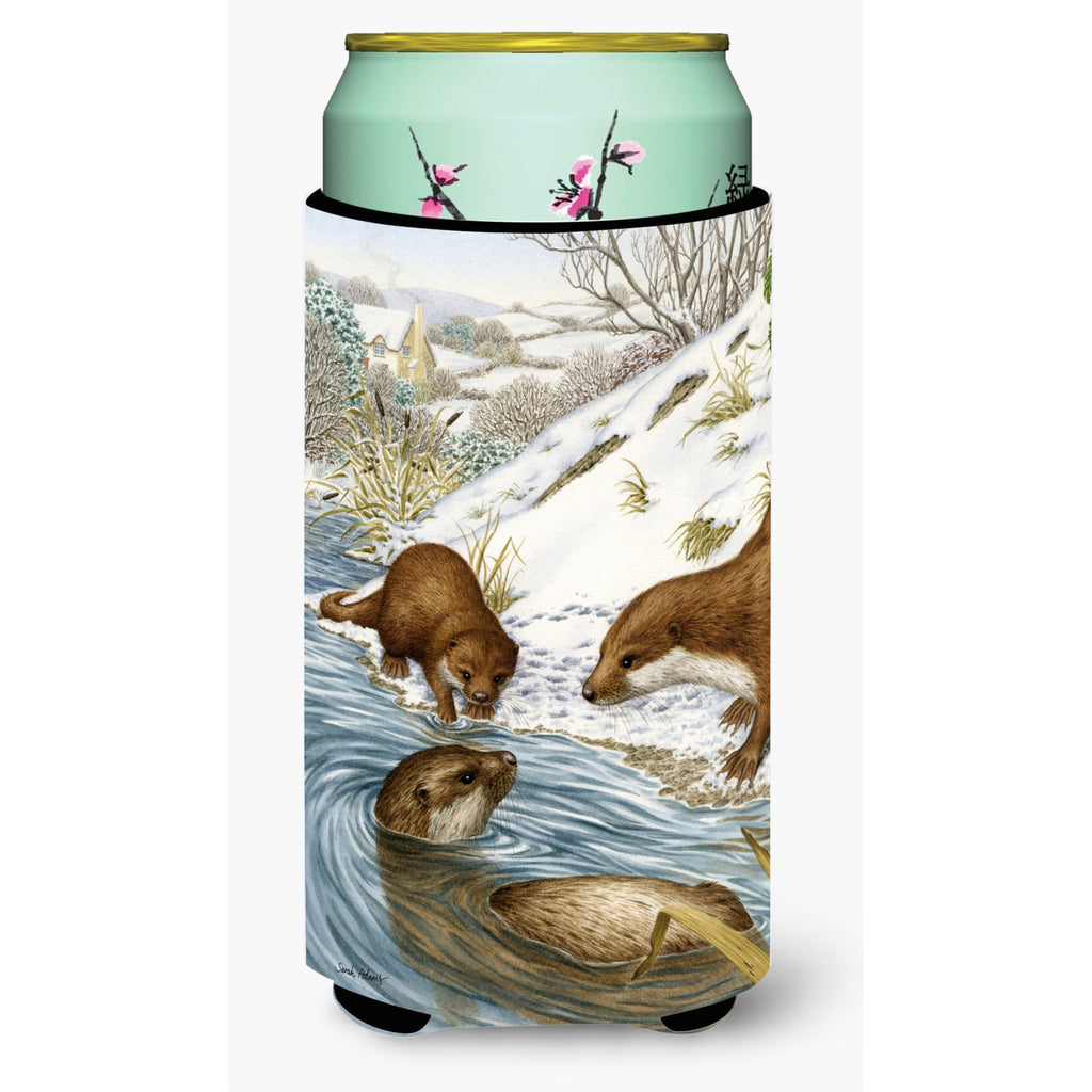 Caroline'S Treasures Otter At Play Tall Boy Koozie Hugger