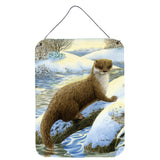 Caroline'S Treasures Otter On The Bank Wall Or Door Hanging Prints Asa2050Ds1216, 16Hx12W, Multicolor