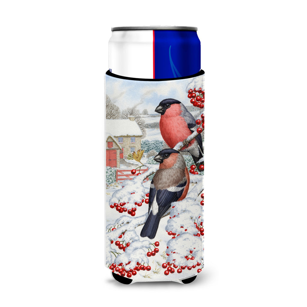 Caroline'S Treasures Eurasian Bullfinch Michelob Ultra Koozies For Slim Cans - Thumbnail 2