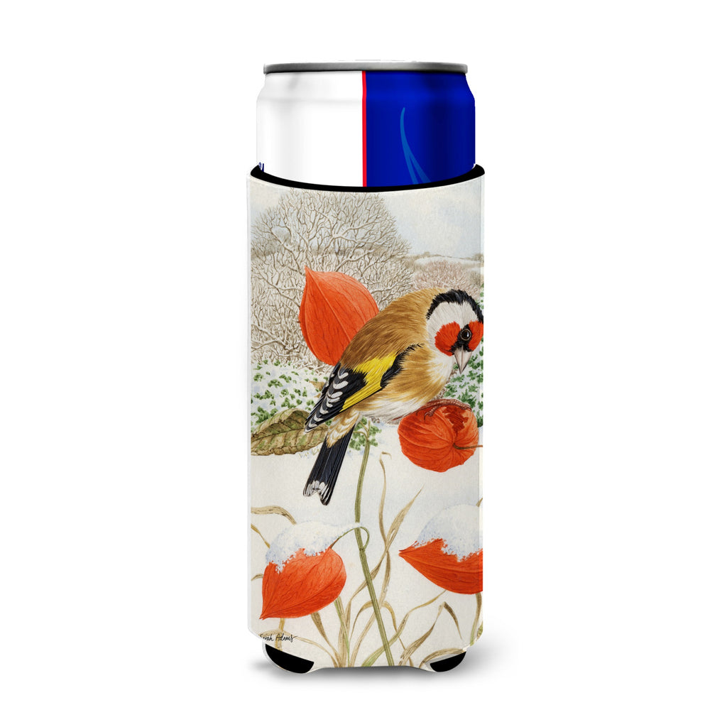 Caroline'S Treasures European Goldfinch Michelob Ultra Koozie For Slim Cans - Thumbnail 3