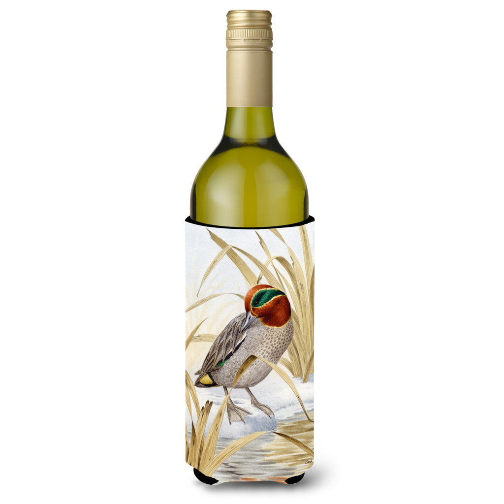 Caroline's Treasures Eurasian Bullfinch Wine Bottle Koozie Hugger